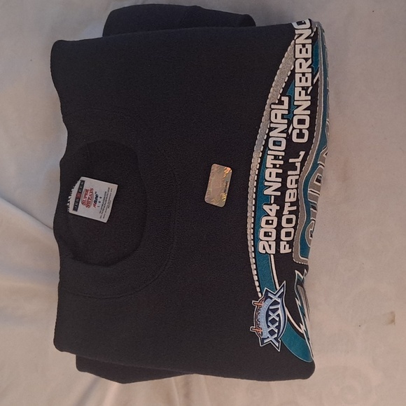 NFL EAGLES Men's Superbowl XXXLX 2004 Natl Football Conference Sweatshirt - New - Picture 3 of 3